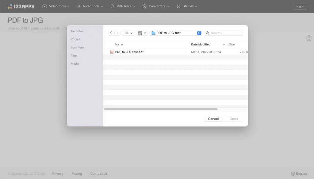 How to convert PDF to JPG image